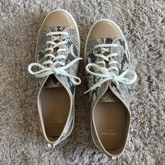 Cole Haan Grand.OS Snakeskin Sneakers - Picture 2 of 7